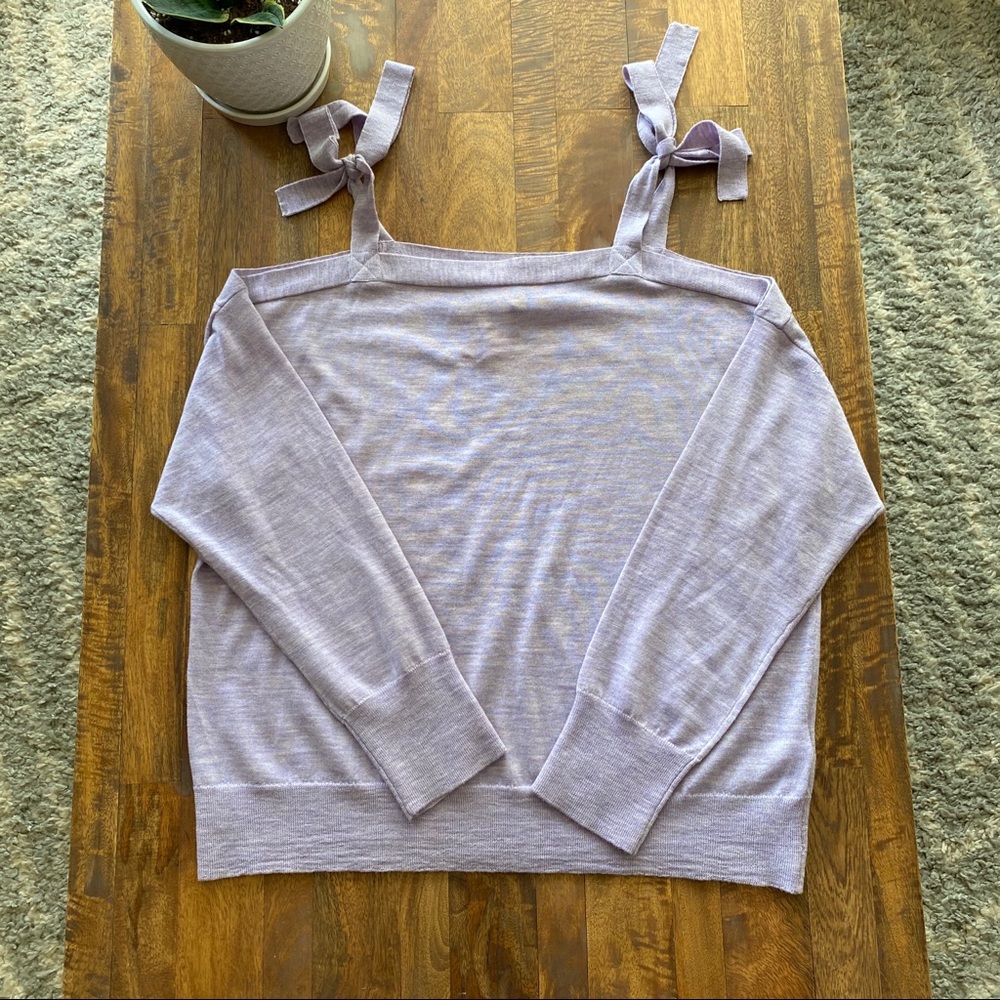 NWT J. Crew Cold Shoulder Sweater